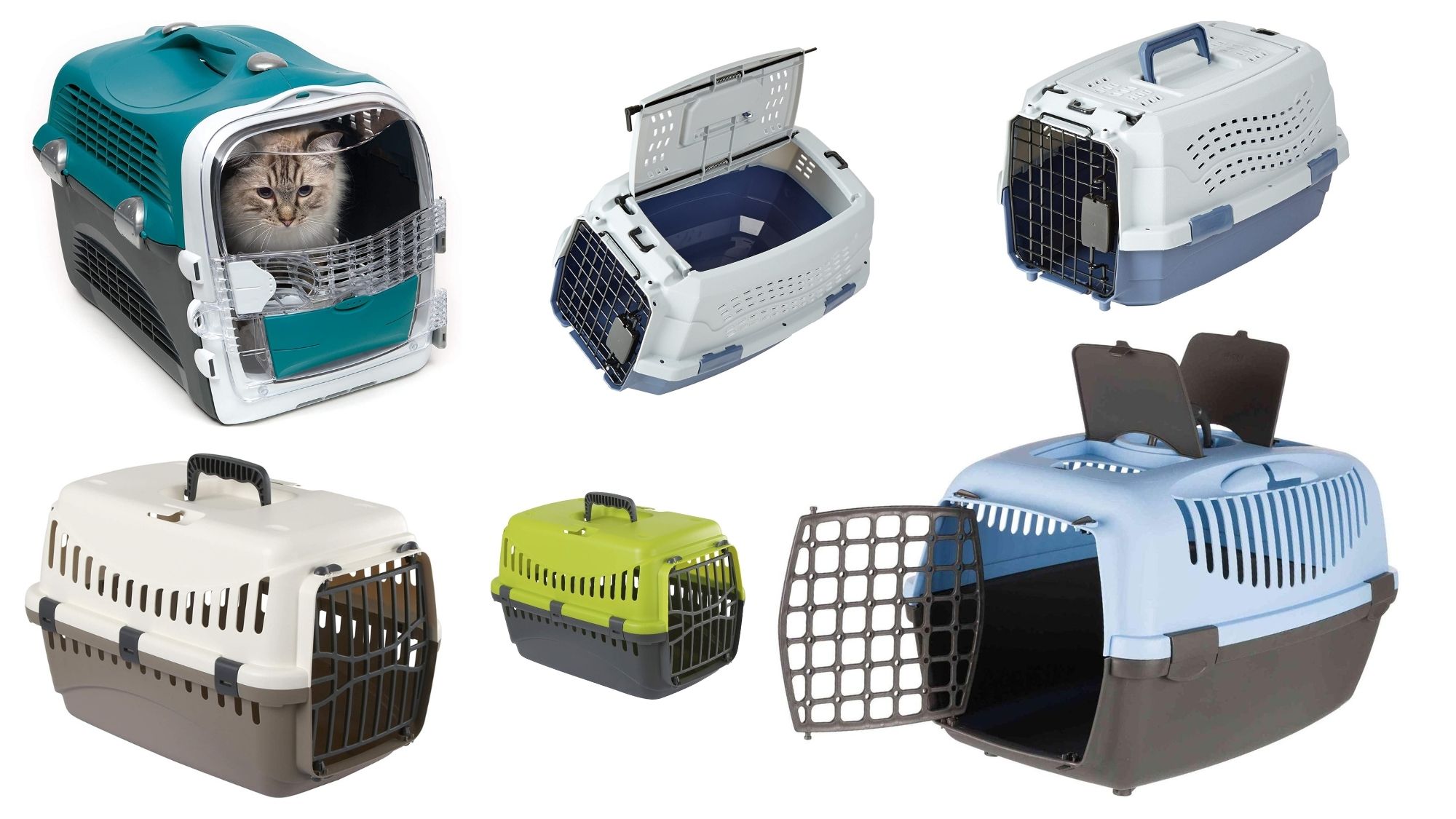 Katzen Transportboxen für kleine Hunde Strapazierfähige Hundetasche mit 2 Stück Abnehmbaren Mattenbezug Faltbare Katzentransportbox Hundetragetasche Hompet Transportbox Katze mit Memory Foam Matte 