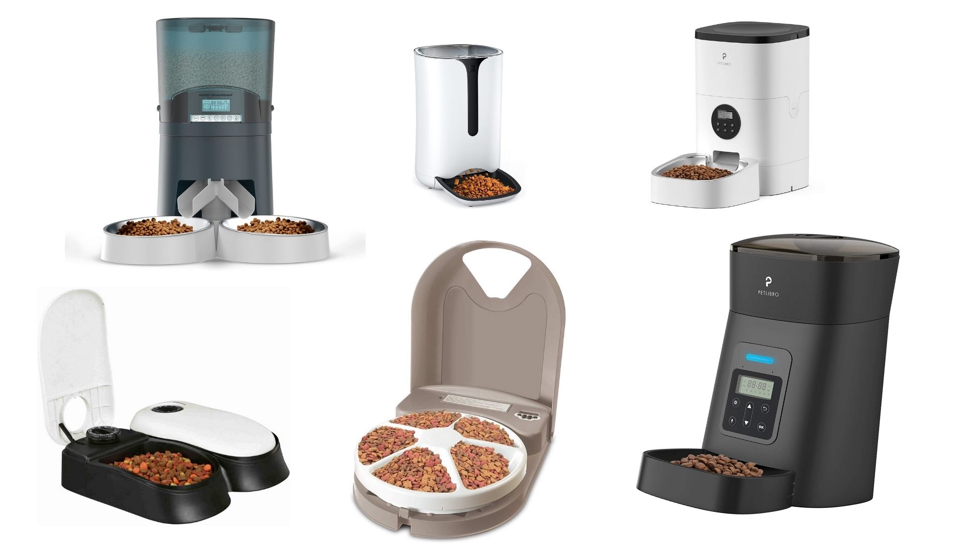 Firulab Haustier Futterautomat - Schwerkraft Futterspender Für Hunde & Katzen